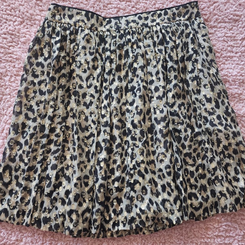 Kate Spade Animal print skirt Size 10